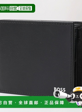 日本直邮 HUGO BOSS 对折钱包 RANDY 50519273 男士有零钱包迷你