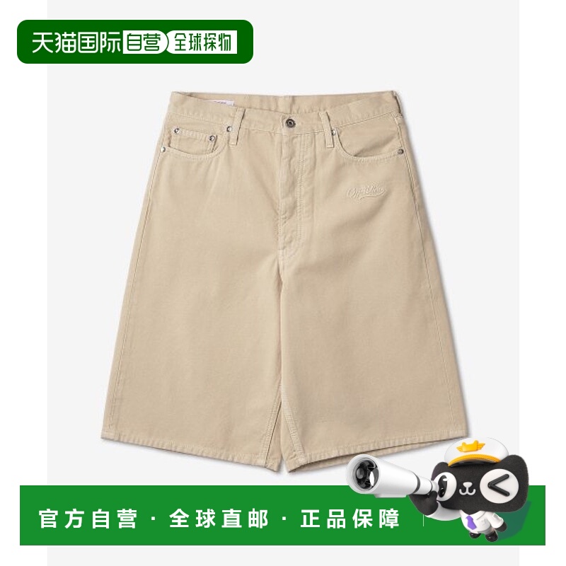 韩国直邮Off White 短裤OMCB084S23FAB0016161WAVE OFF CANVAS SH