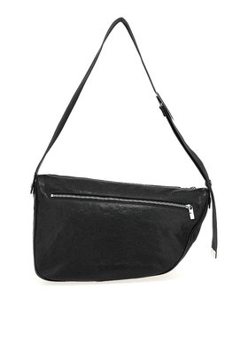 BURBERRY 男士斜挎包 8089292 AW2024 黑色 Messenger Shield Bag