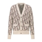 Dior 213M233AT662 V领初剪羊毛针织开衫