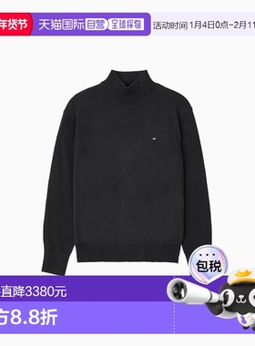 韩国直邮TOMMY HILFIGER 羊绒混纺圆领毛衣 T12F7KPO180MT2BDS