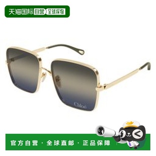 蔻依 Chloe 女士 Eyewear CH0 1h可退 方格太陽眼鏡 香港直邮潮奢