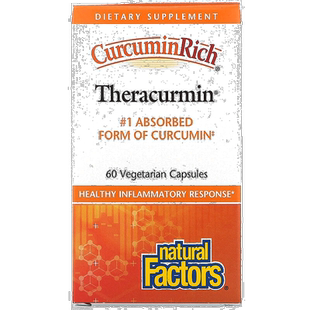 香港直发Natural factors姜黄素素食胶囊60粒适合女性提高保健品