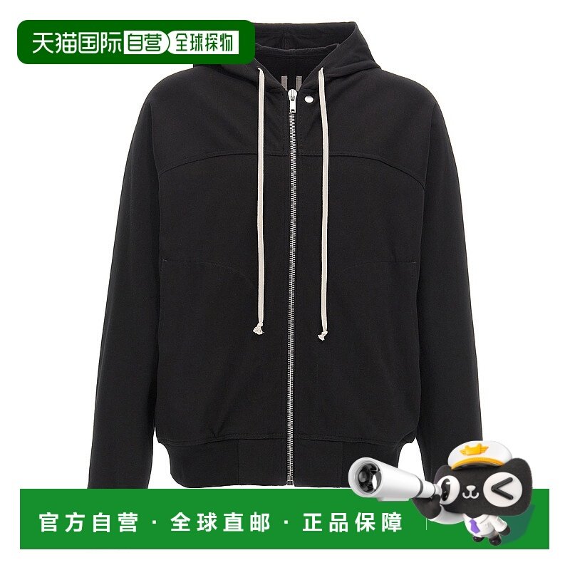 香港直邮RICK OWENS 男士卫衣 RU02E1241BA09 AW2025 黑色 Windbr