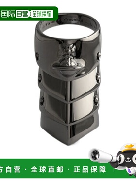 香港直邮VIVIENNE WESTWOOD 男士戒指 64030003S001 CO 黑色配饰