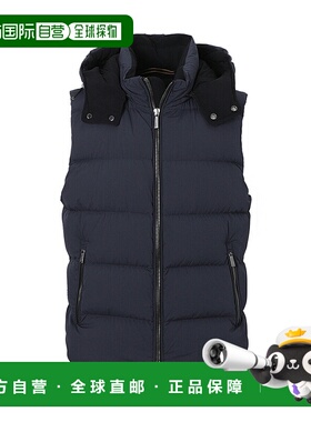 日本直邮MOORER 羽绒背心蓝色男士火skt 海军蓝 FIRE-SKT