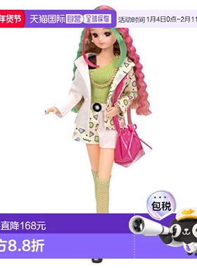 日本直邮takara tomy多美卡Rika酱芭比娃娃#Licca#拿铁复古风