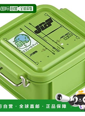 【日本直邮】Osk轻便便当盒子方形盒身橄榄绿配色300ml CNT-300