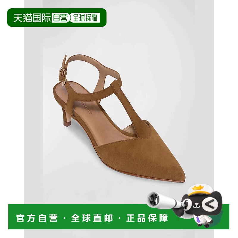 自营bernardo女式Malta Slingback Kitten Pumps In Safari儿童绒