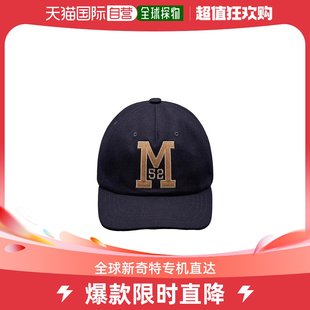 99新未使用 潮奢 Moncler 徽标羊毛棒球帽子 盟可睐 男士