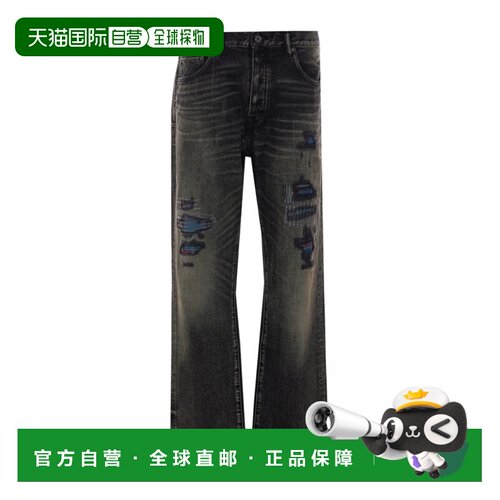 香港直邮Purple Brand 男士牛仔裤 P011RRWB426BLACK AW2026