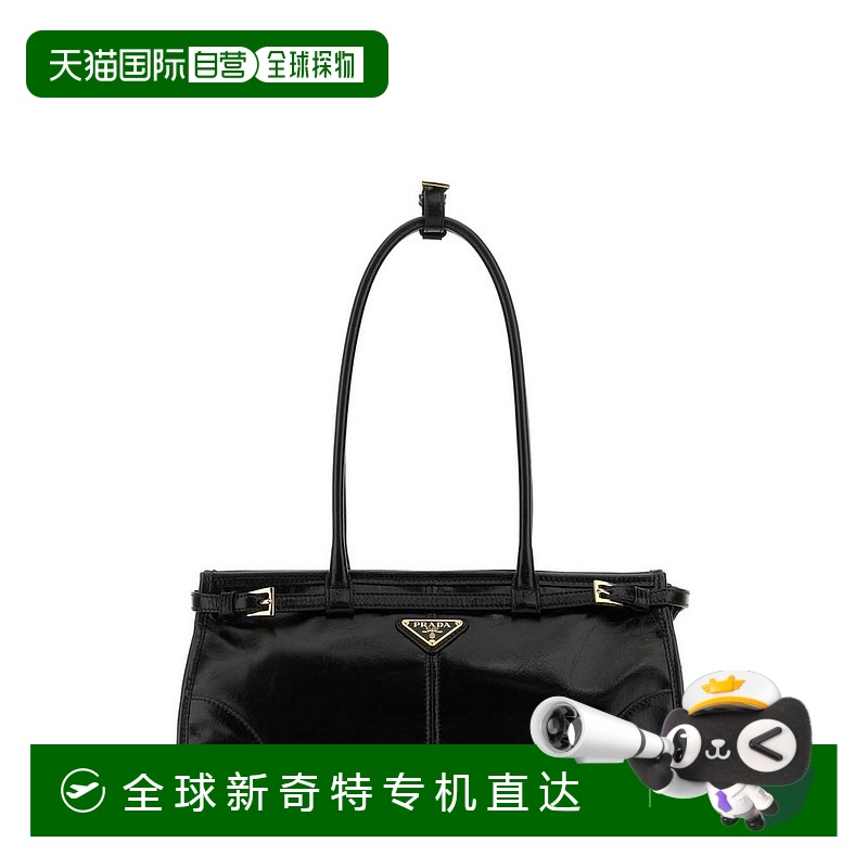 1h可退 香港直邮潮奢 Prada 普拉达 女士 徽標牌中手提包 1BA426V