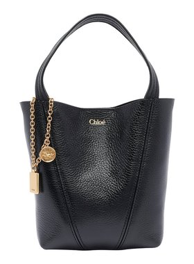 CHLOÉ 女士单肩包 25SS812N84001 AW2025 黑色 E Spin Tote Bag