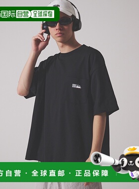 1h可退 日本直邮FIRST DOWN 男女同款短袖口袋T恤 F801068