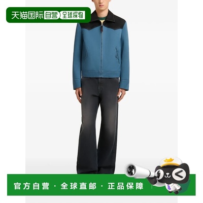 美国直邮MARNI - Men Contrast Yokes Gabardine Jacket外套夹克