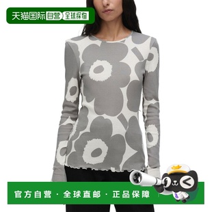 自营Marimekko Floraali Unikko Jersey Shirt - black 美国奥莱