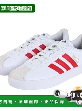 日本直邮adidas VL Coat 3.0 运动鞋 [IF4464] 白色 红色