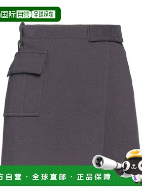 1h可退 香港直邮Acne Studios 艾克妮 女士 迷你半身裙 grey灰色