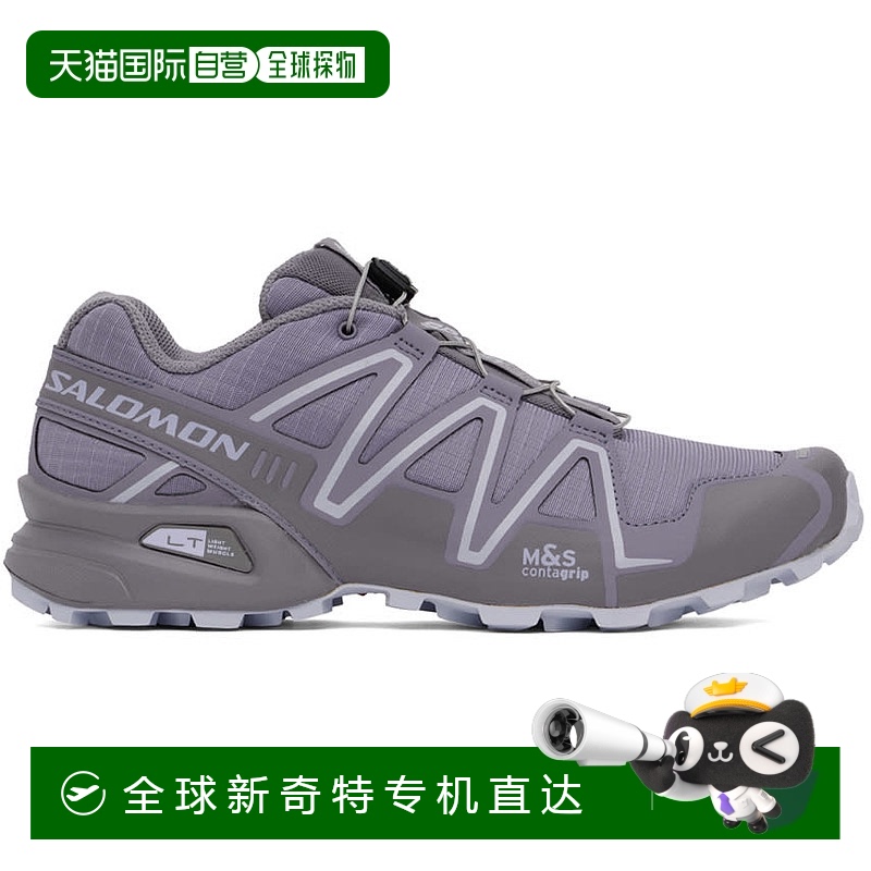 香港直邮潮奢 salomon 萨洛蒙 男士 蓝色 Speedcross 3 运动鞋 L4