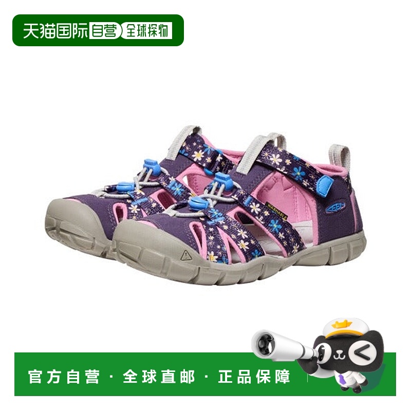 日本直邮KEEN 儿童水陆两用花柄凉鞋 SEACAMP II CNX [90305936]