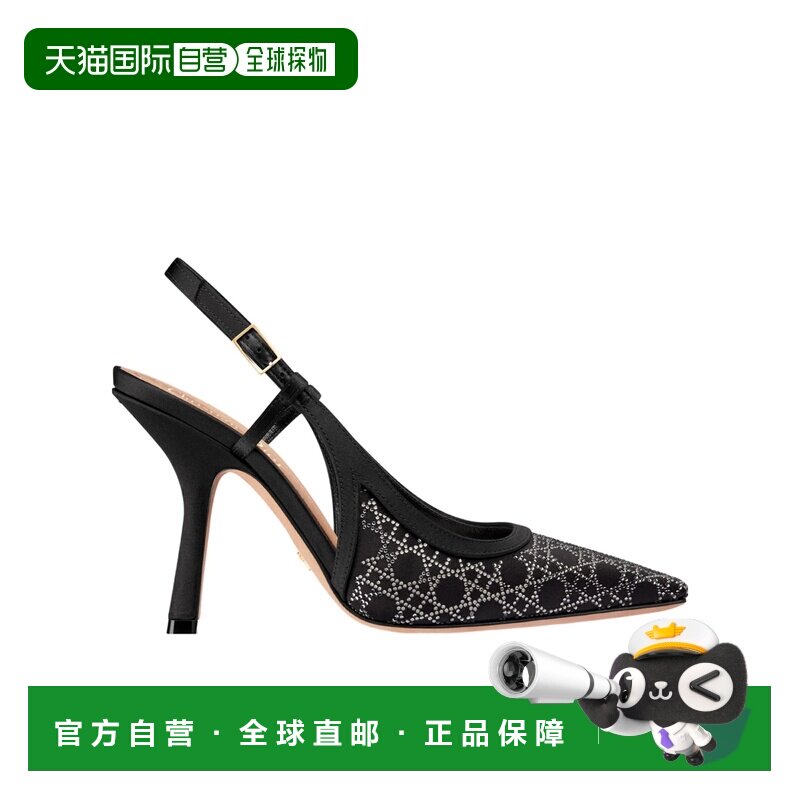香港直邮Dior Dior Capture 露跟高跟凉鞋 KCV444SDS迪奥皮鞋