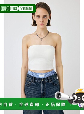 日本直邮MOUSSY Square Neck Plain 背心 [MO1164EW036671] 白色