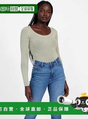 自营 guessCaroline Sweater Bodysuit - light matcha 美国奥莱