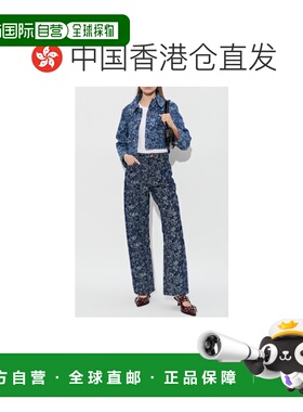 香港直邮GANNI 女士夹克 A101007911180567 SS2026 蓝色 Denim ja