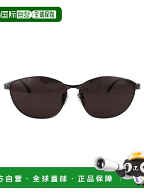 香港直邮BALENCIAGA 女士眼镜 BB0358SK001 CO 黑色 全框徽标墨镜