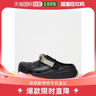 black 香港直邮潮奢 男女通款 卡骆驰 徒步木屐 女士xscape Crocs