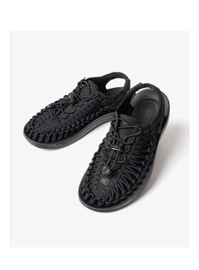 日本直邮KEEN UNEEK女士运动凉鞋 [KEE0000001001] 黑色 白色厚底