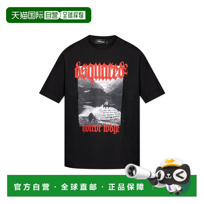 香港直邮DSQUARED2 男士T恤 S74GD1310S23009900 AW2024