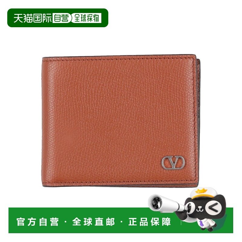 香港直邮valentino 华伦天奴 男士 钱包 brown棕色 舒适时尚