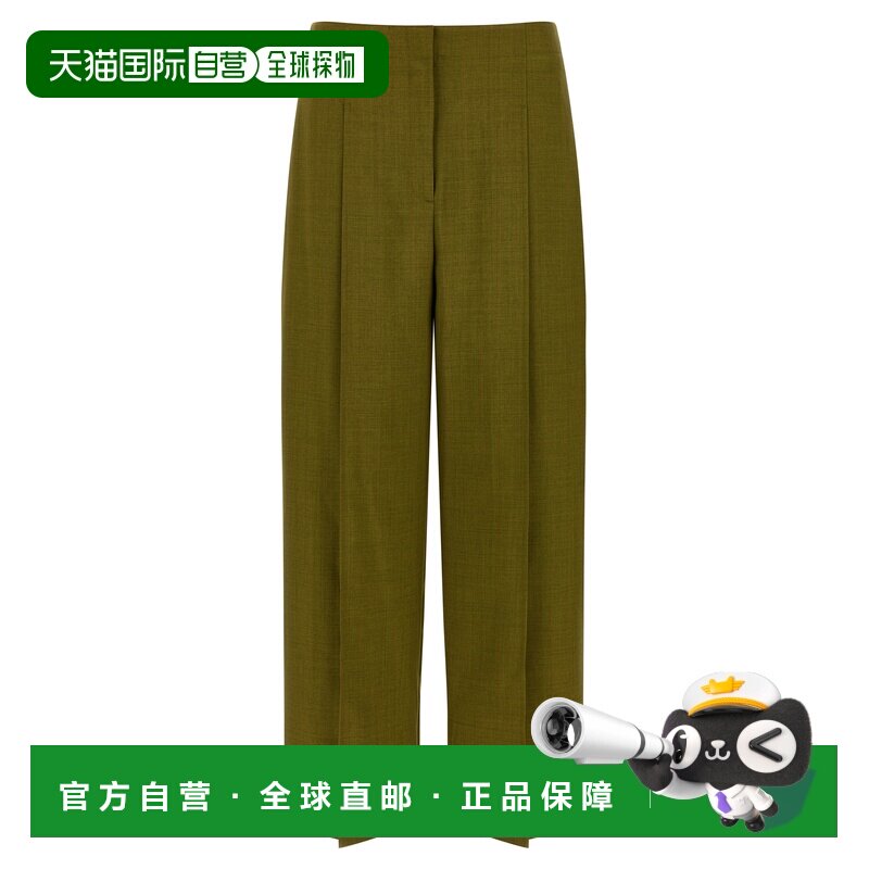 1h可退 香港直邮THEORY 女士休闲裤 P0605203U86 AW2025 绿色 高图片
