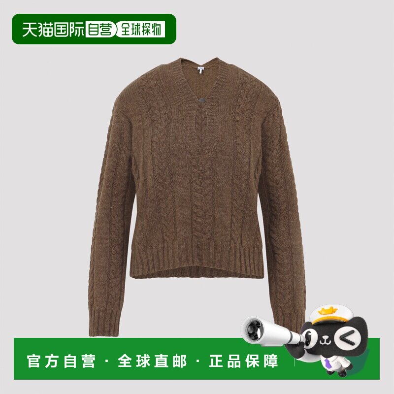 1h可退 香港直邮LOEWE 女士针织衫 S540Y14KGU3100 SS2026 棕色