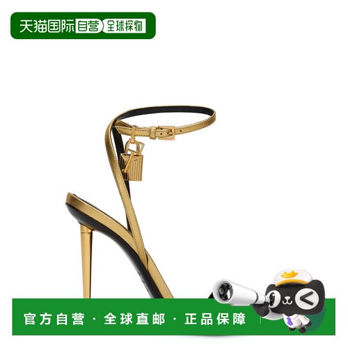 香港直邮TOM FORD 女士高跟鞋 AW2026 W2272LSP014GGOLD金色凉鞋