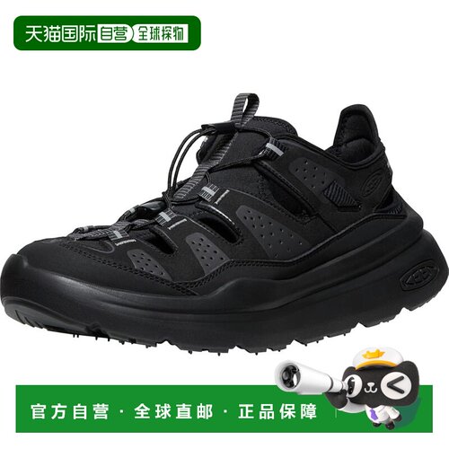 【日本直邮】KEEN WK450男士运动凉鞋 户外徒步凉鞋 黑色