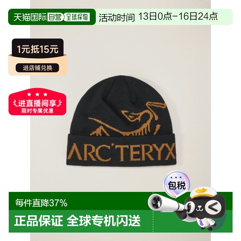 Arc'teryx始祖鸟Bird Word Toque经典款毛线帽保暖帽子冷帽鸟纹