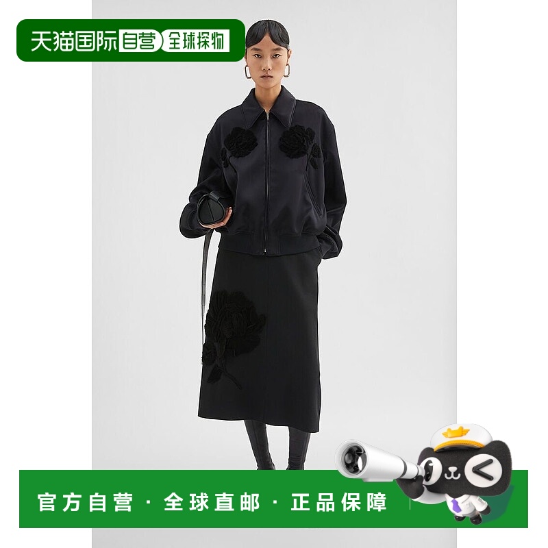 香港直邮Jil Sander 吉尔 桑达 女士 女公爵缎夹克 J03SW0007J653