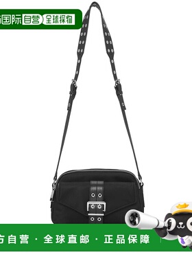 香港直邮GANNI 女士斜挎包 A6370099 SS2025 黑色 'Bucky' crossb