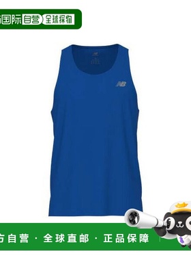 日本直邮New Balance 男士跑步背心 25FW 无袖 MT41220-BUM 运动