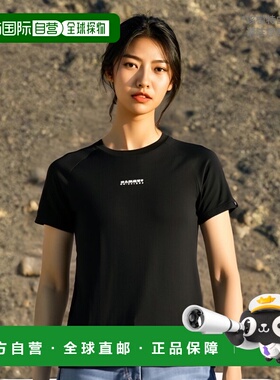 日本直邮Mammut QD 徽标印花 T 恤 AF 女式 1017-02022-00253 短