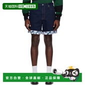 蓝色牛仔短裤 1h可退 808114 巴宝莉 男士 香港直邮潮奢 Burberry