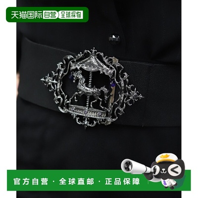 1h可退 日本直邮NIBBLE POISON 女装 卡通旋转木马橡皮风腰带 BL6