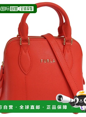 日本直邮FURLA 女士包 2WAY 单肩包 手提包 Outlet 皮革 红色 VIT