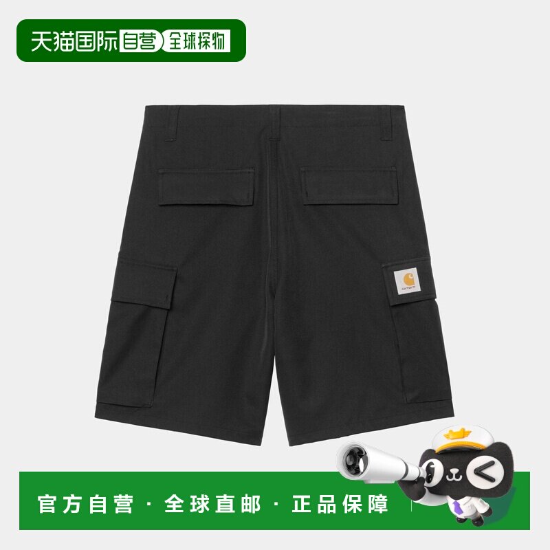 自营欧洲直邮Carhartt WIP Kade男士黑色聚酯纤维弹力工装短裤图片