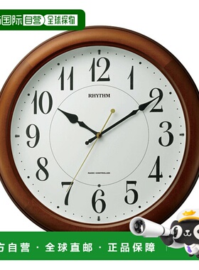 日本直邮韵律钟 电波钟 挂钟 电波挂钟 纯光 M25 4MYA25SR06