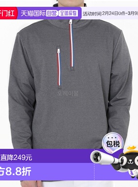 韩国直邮G/Fore男士外套灰色长袖立领拉链休闲G4MA23K125A-CHGR