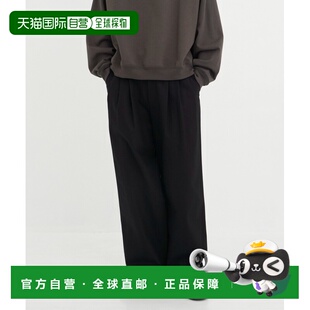 1h可退 日本直邮MARKAWARE 男装 三褶宽松西裤 高腰直筒设计 2655