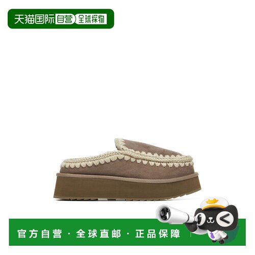 香港直邮MOU 女士拖鞋 FW681004AELGRY AW2024 灰色 Mou Sandals